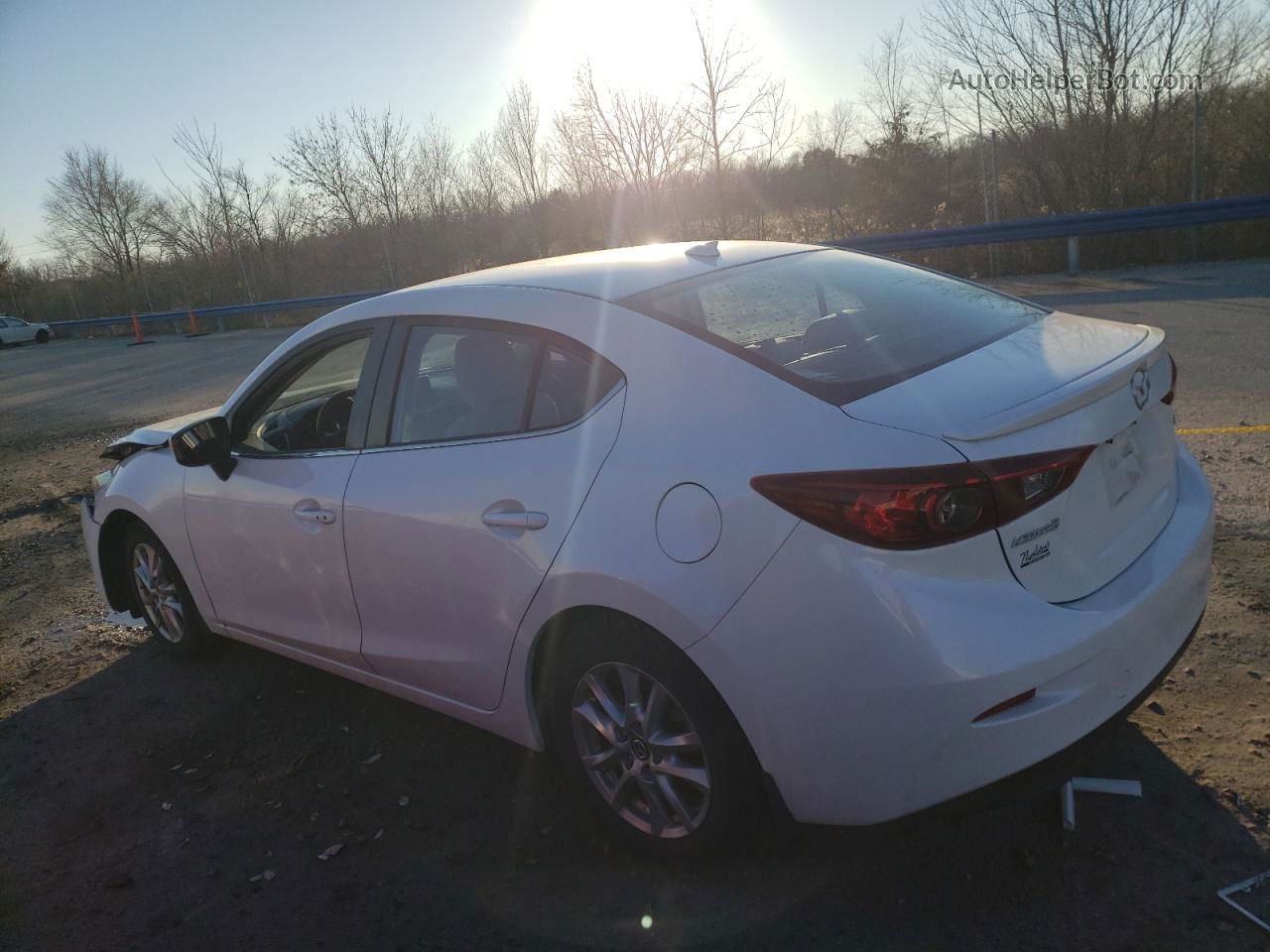 2014 Mazda 3 Touring White vin: JM1BM1V74E1107465