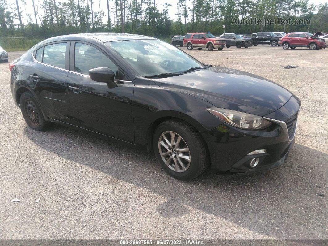 2014 Mazda Mazda3 I Touring Черный vin: JM1BM1V74E1115016