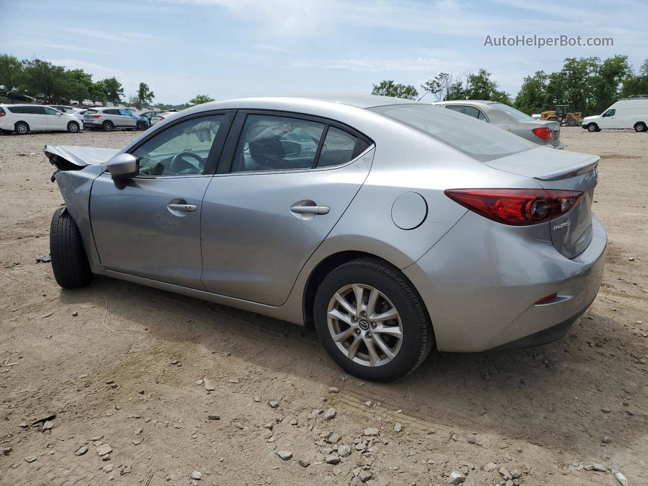 2014 Mazda 3 Touring Silver vin: JM1BM1V74E1123715