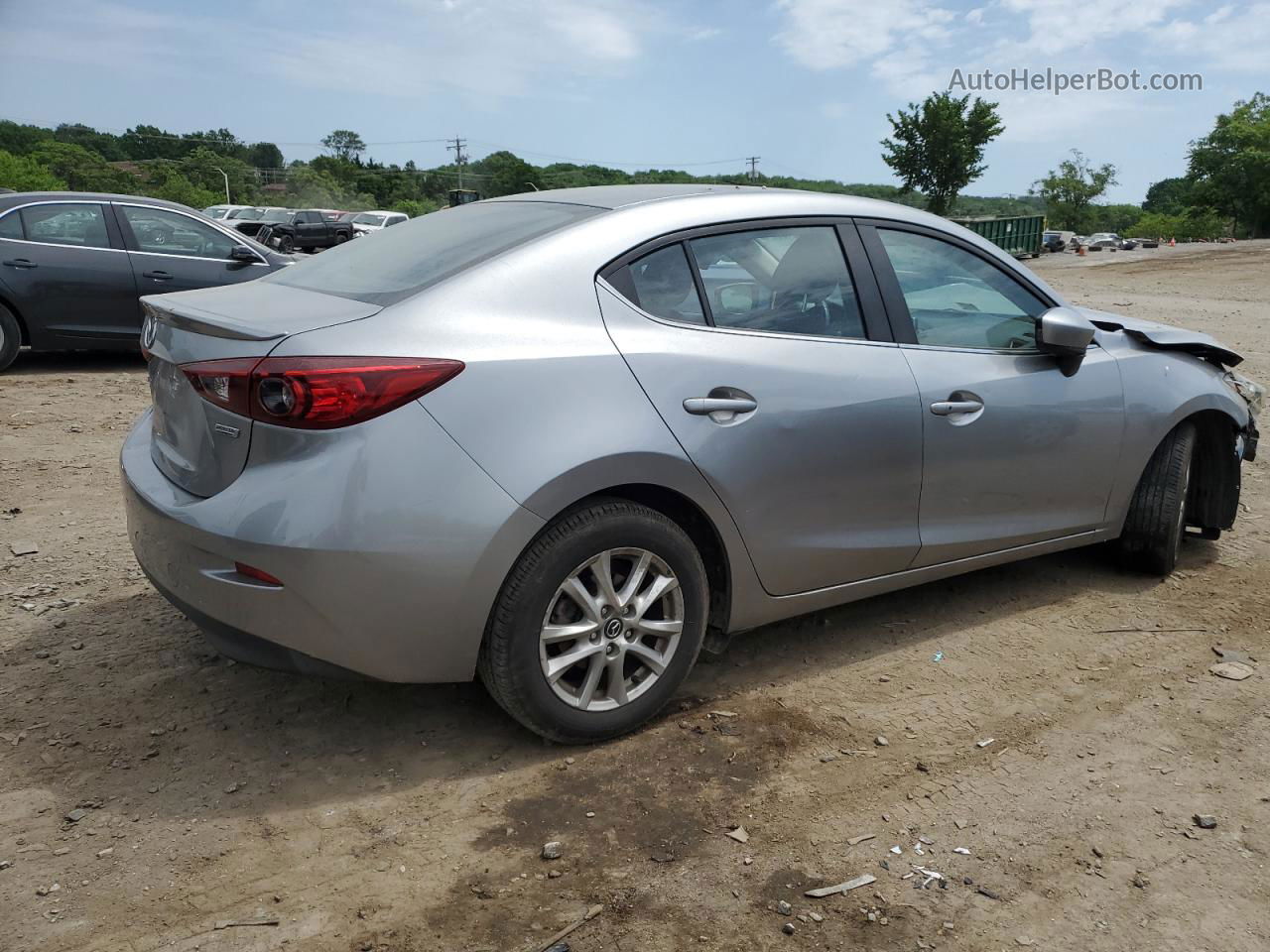 2014 Mazda 3 Touring Silver vin: JM1BM1V74E1123715
