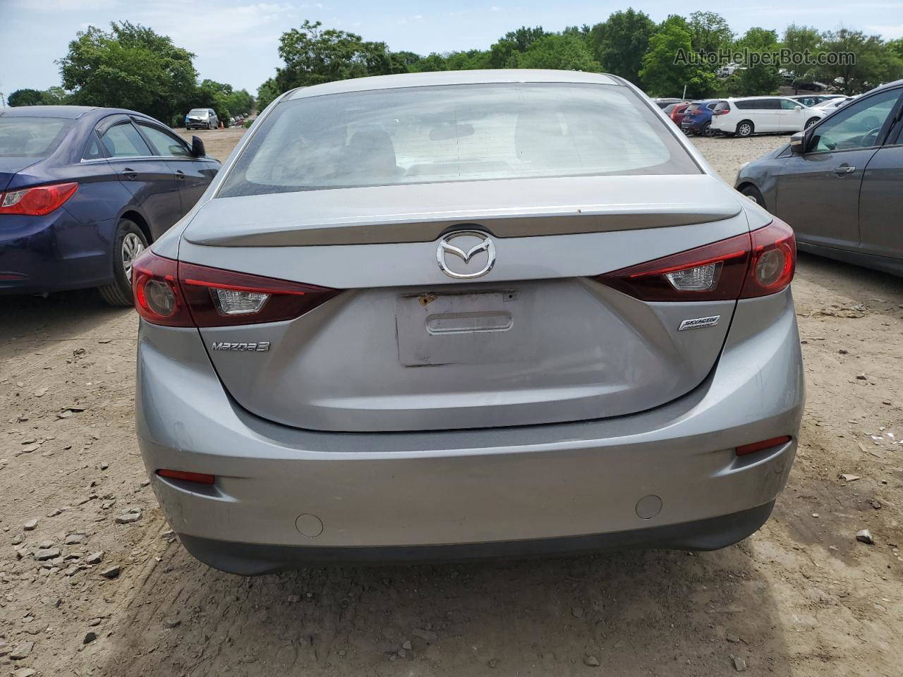 2014 Mazda 3 Touring Silver vin: JM1BM1V74E1123715