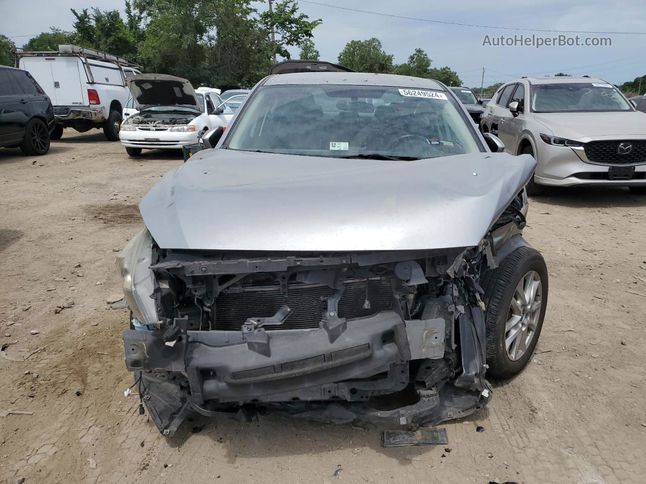2014 Mazda 3 Touring Silver vin: JM1BM1V74E1123715