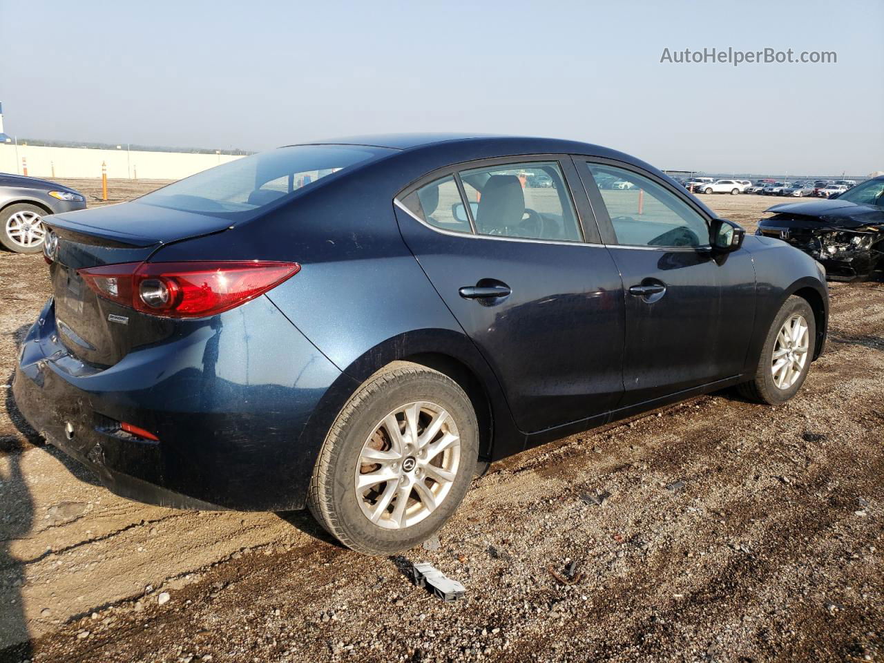 2014 Mazda 3 Touring Синий vin: JM1BM1V74E1148761