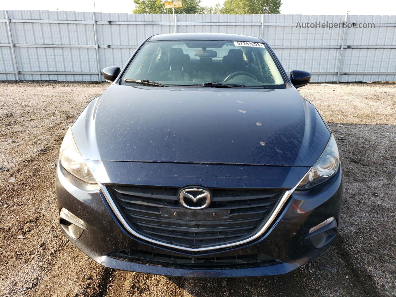 2014 Mazda 3 Touring Синий vin: JM1BM1V74E1148761