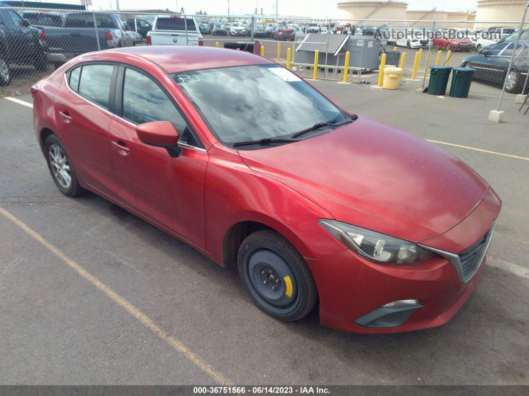 2014 Mazda Mazda3 I Touring Красный vin: JM1BM1V74E1153698