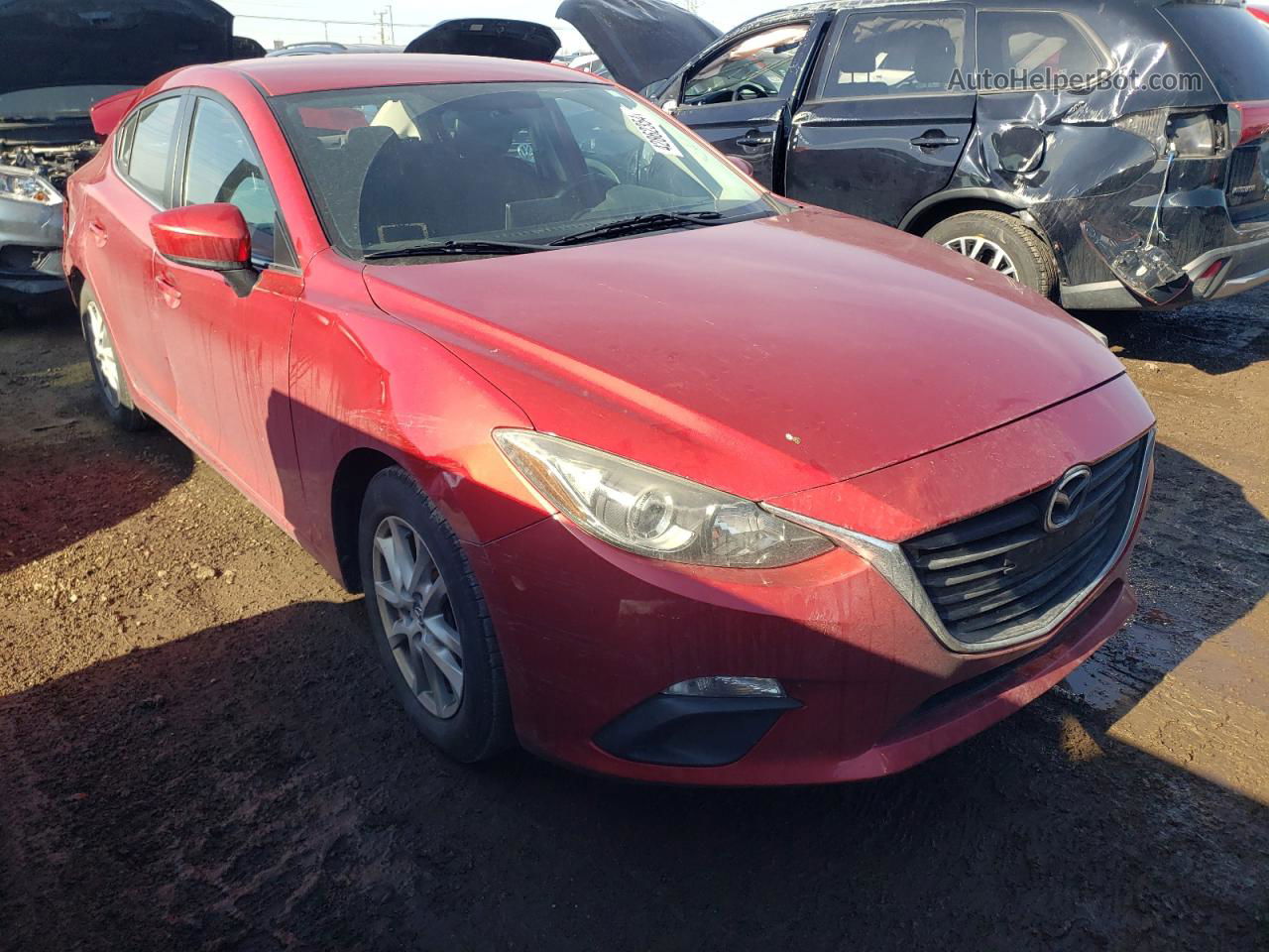 2014 Mazda 3 Touring Красный vin: JM1BM1V74E1155158