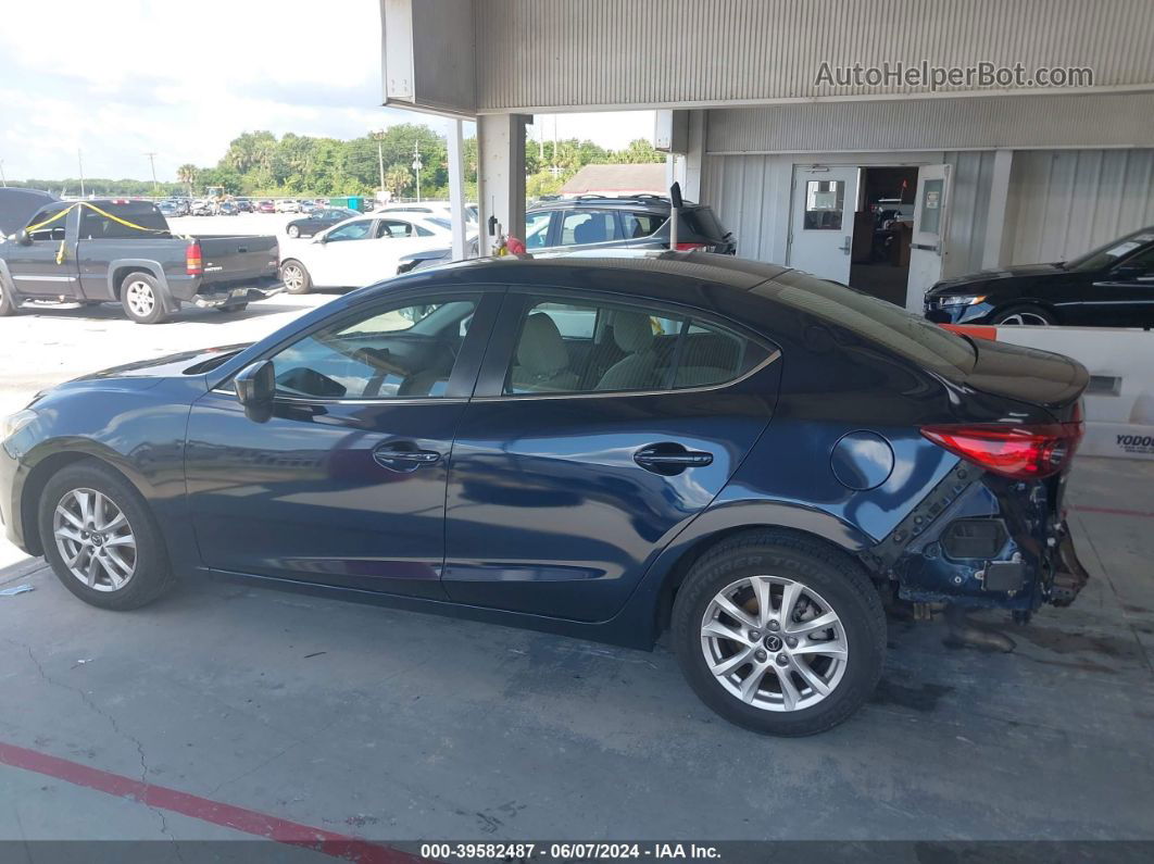 2014 Mazda Mazda3 I Touring Dark Blue vin: JM1BM1V74E1171702