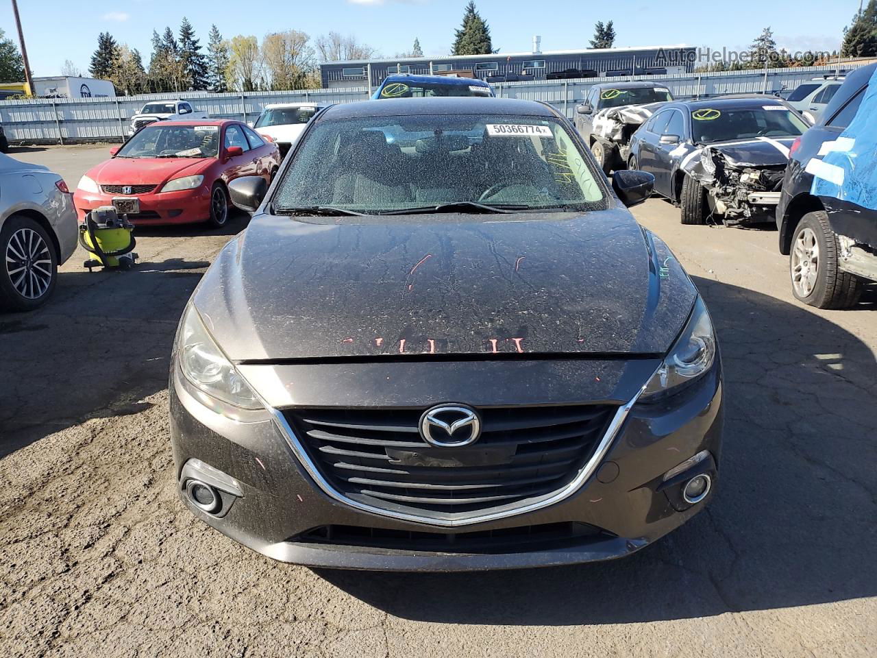 2014 Mazda 3 Touring Charcoal vin: JM1BM1V74E1196373