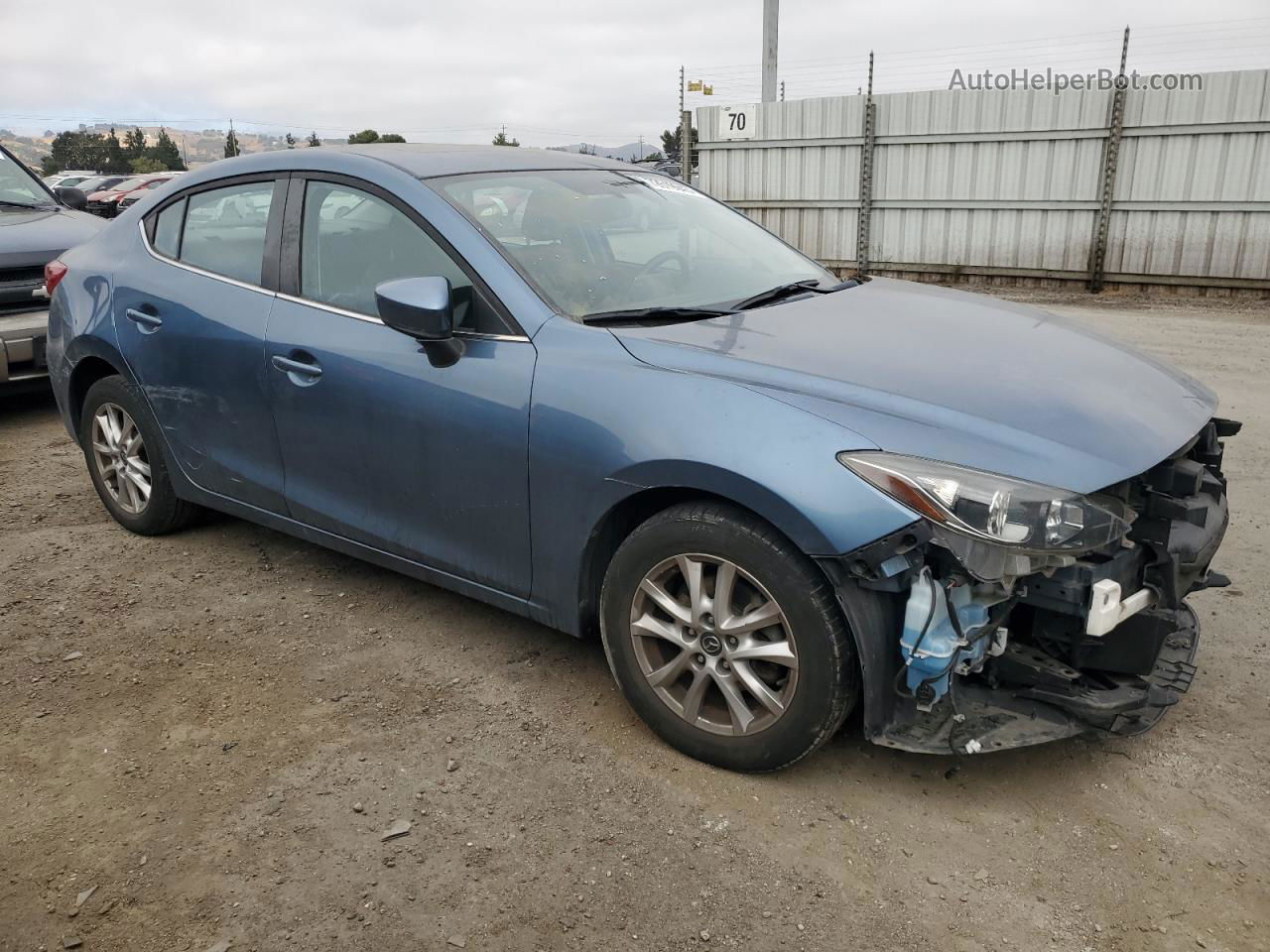 2015 Mazda 3 Touring Blue vin: JM1BM1V74F1248120