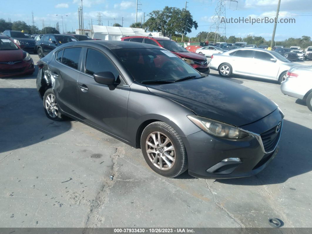 2014 Mazda Mazda3 I Touring Gray vin: JM1BM1V75E1122444