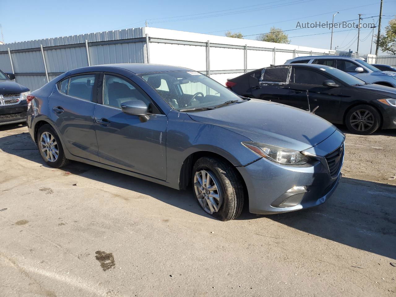 2014 Mazda 3 Touring Blue vin: JM1BM1V75E1125814