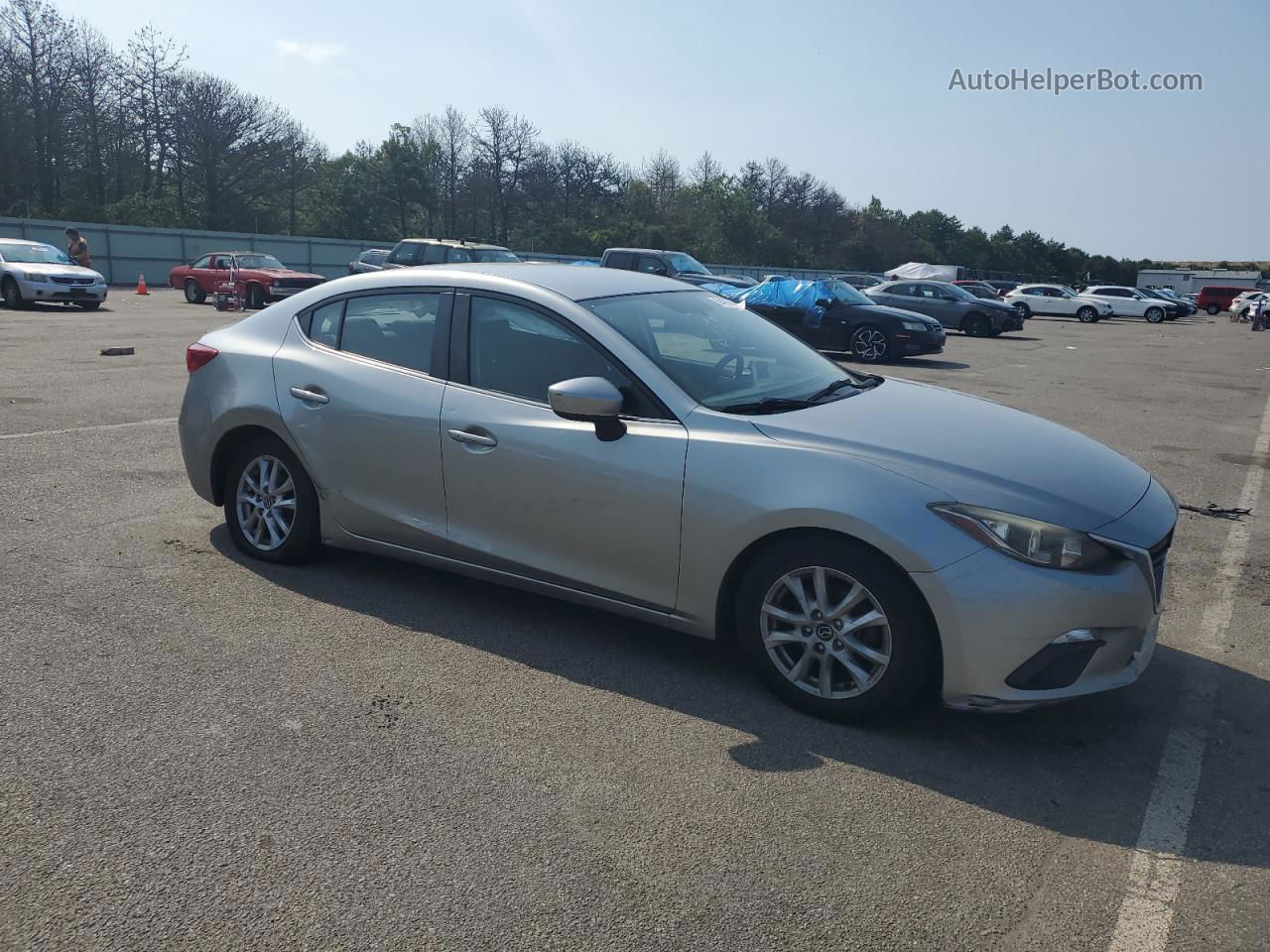 2014 Mazda 3 Touring Silver vin: JM1BM1V75E1129474