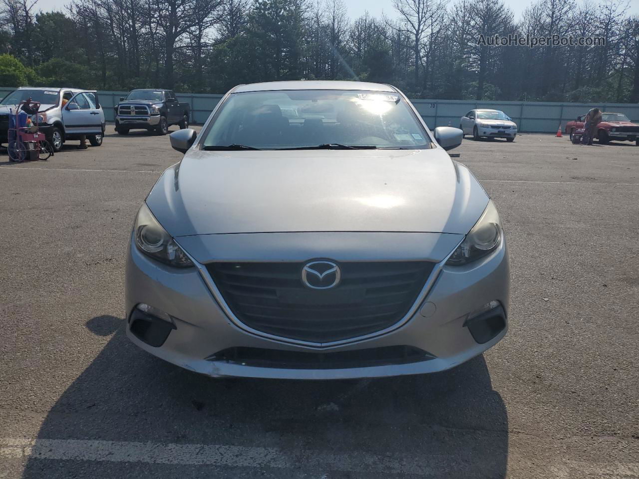 2014 Mazda 3 Touring Silver vin: JM1BM1V75E1129474