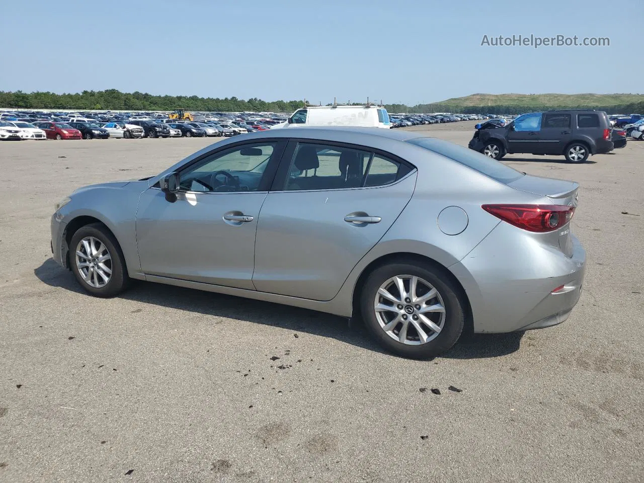 2014 Mazda 3 Touring Silver vin: JM1BM1V75E1129474