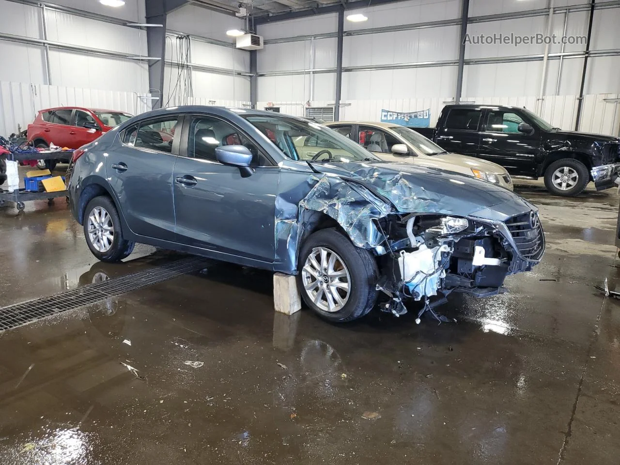 2014 Mazda 3 Touring Blue vin: JM1BM1V75E1149448