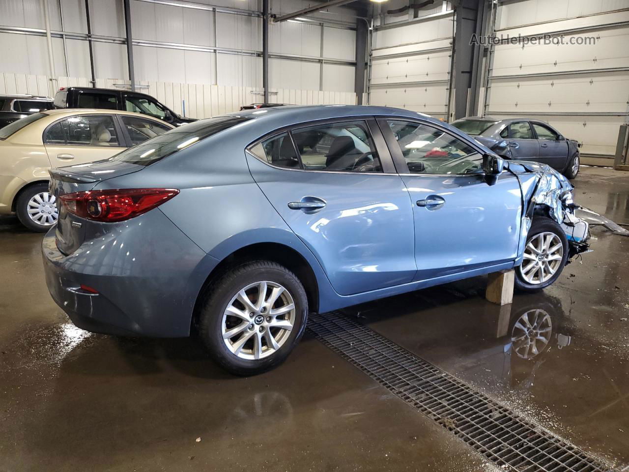 2014 Mazda 3 Touring Blue vin: JM1BM1V75E1149448