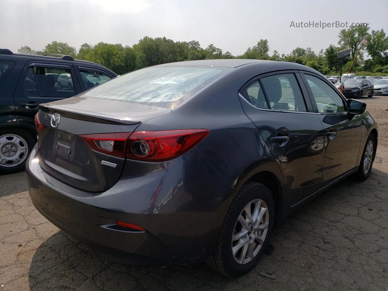 2014 Mazda 3 Touring Gray vin: JM1BM1V75E1155881