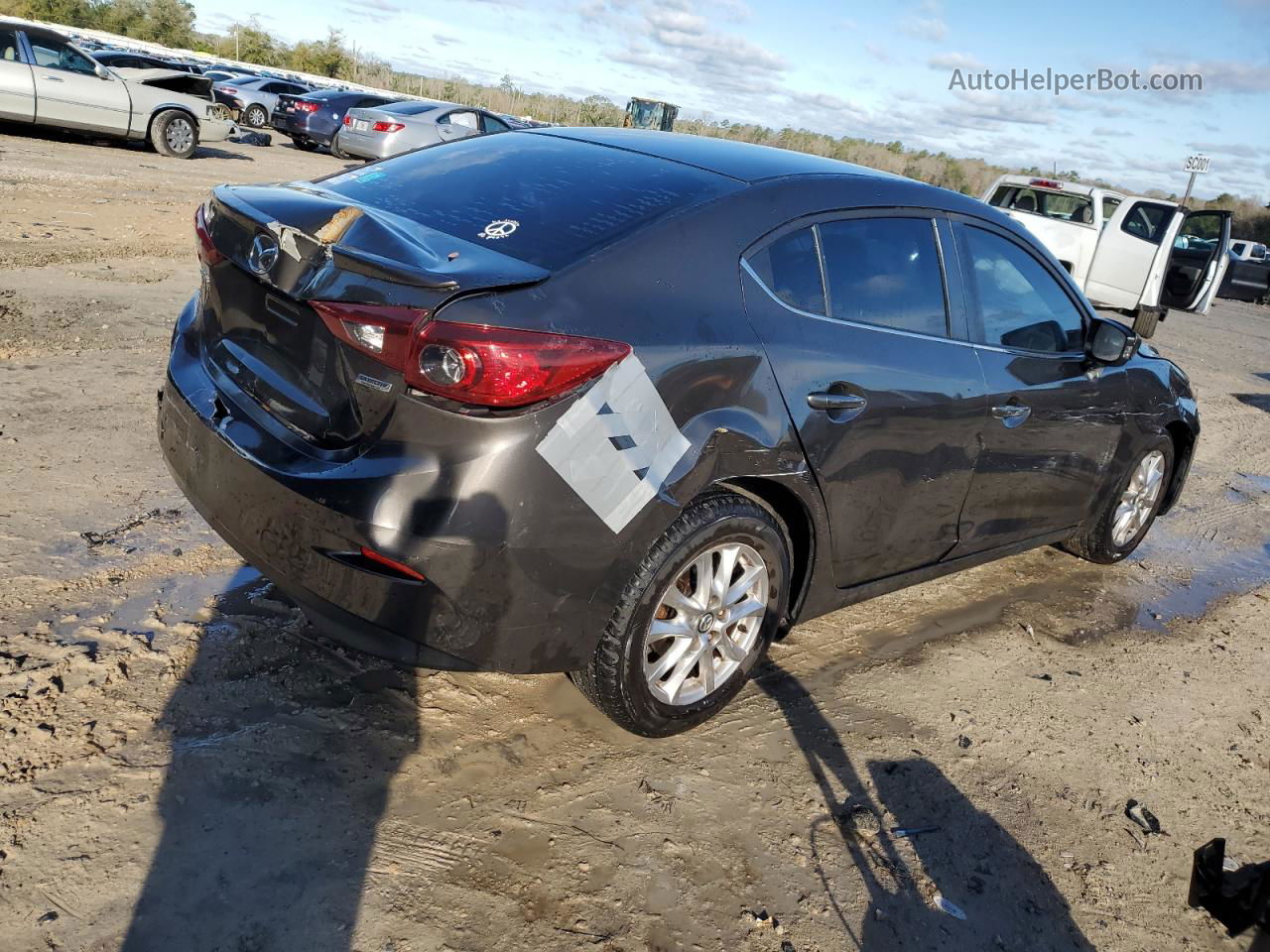 2014 Mazda 3 Touring Gray vin: JM1BM1V75E1160675