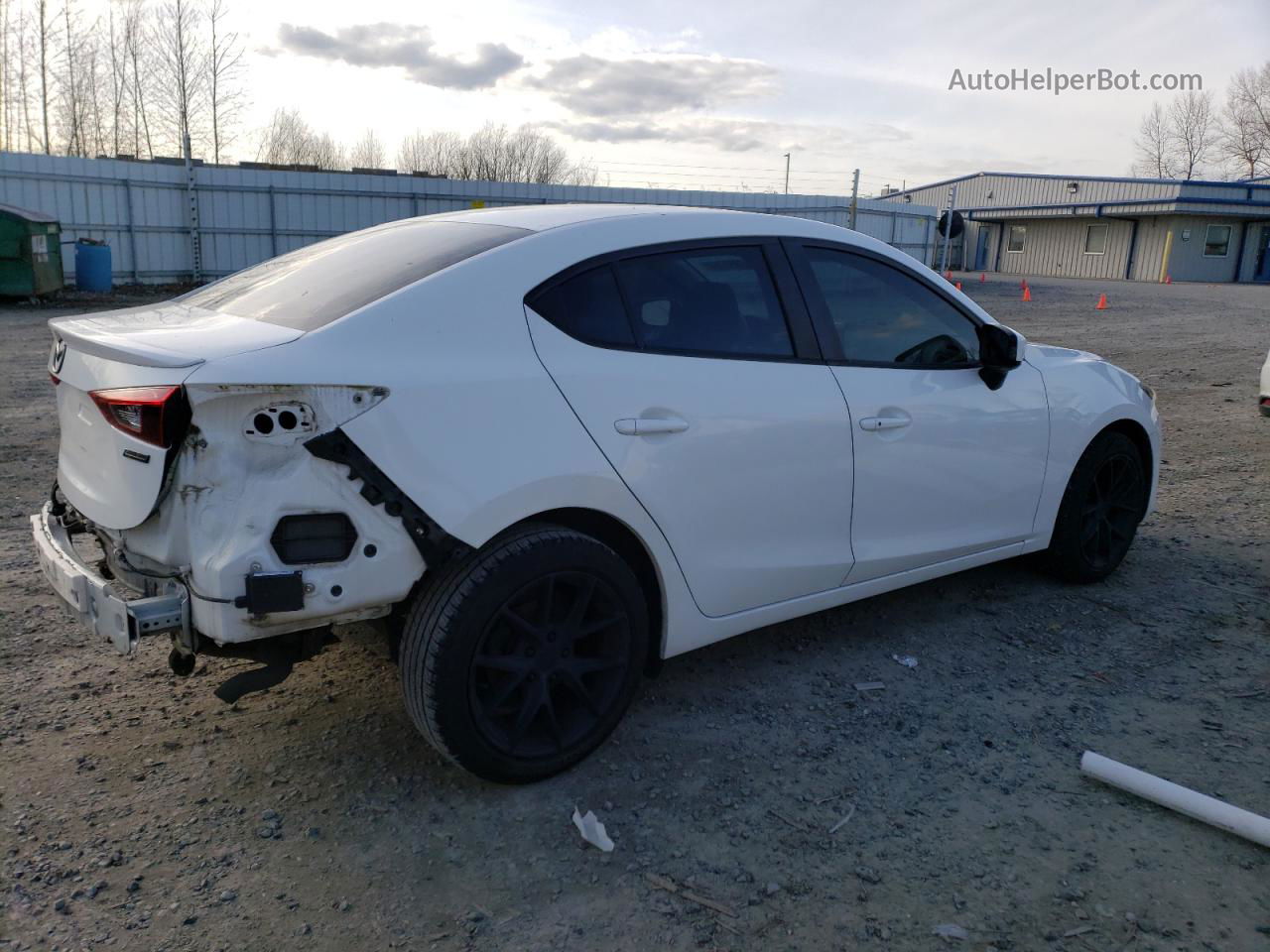 2015 Mazda 3 Touring White vin: JM1BM1V75F1221038