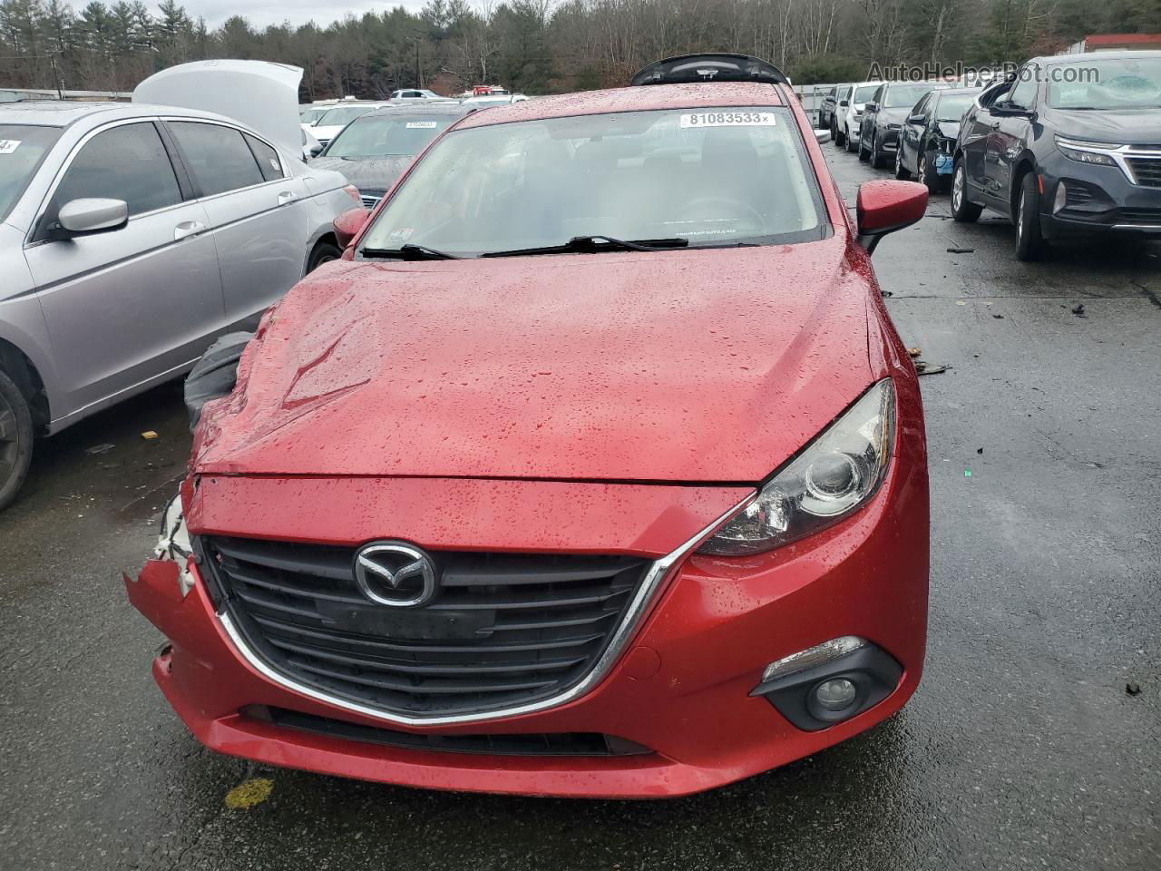 2015 Mazda 3 Touring Красный vin: JM1BM1V75F1255786