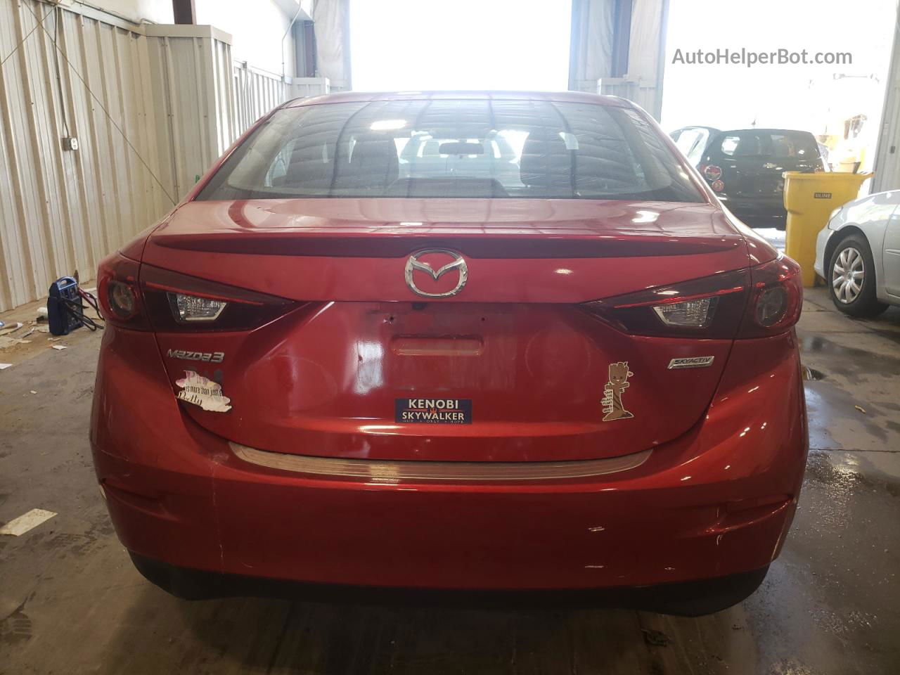 2016 Mazda 3 Touring Красный vin: JM1BM1V75G1316992
