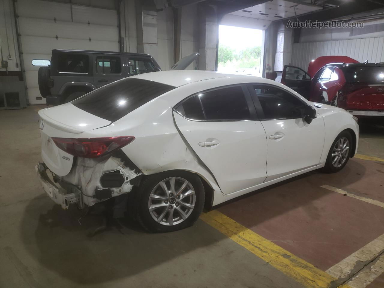 2016 Mazda 3 Touring White vin: JM1BM1V75G1329189