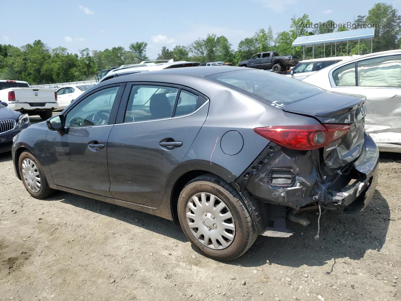 2014 Mazda 3 Touring Gray vin: JM1BM1V76E1196486