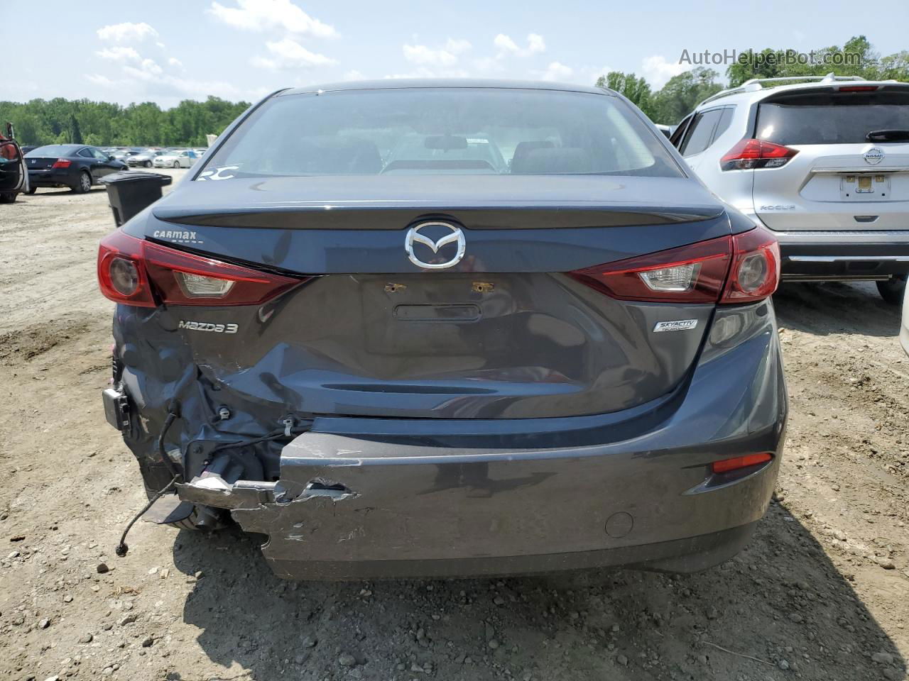 2014 Mazda 3 Touring Gray vin: JM1BM1V76E1196486