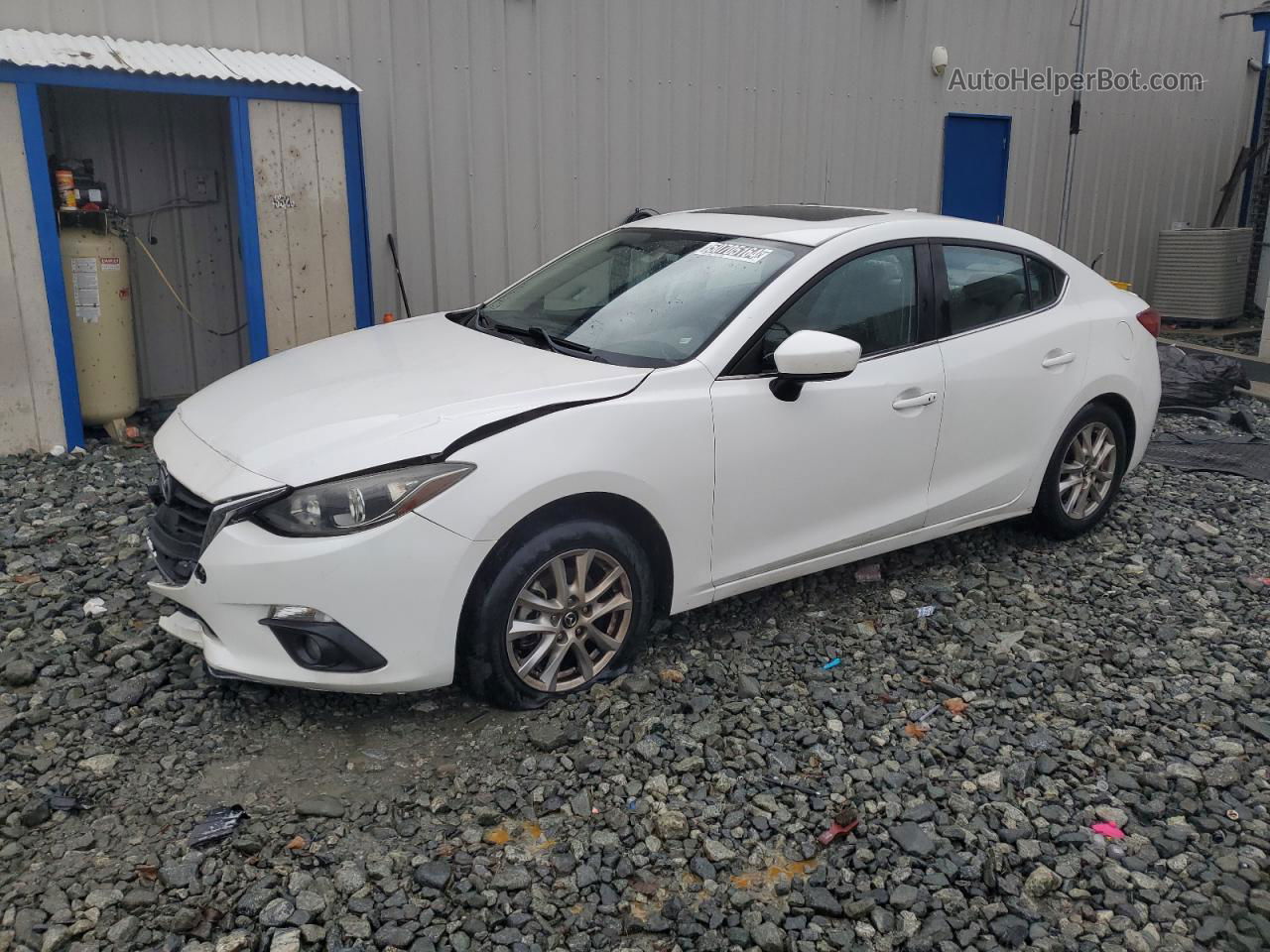 2015 Mazda 3 Touring Белый vin: JM1BM1V76F1222005