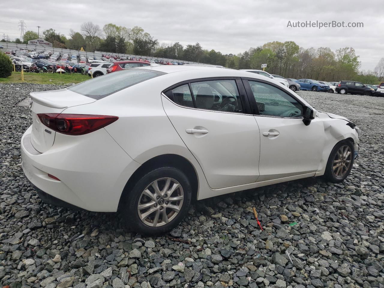 2015 Mazda 3 Touring White vin: JM1BM1V76F1222005