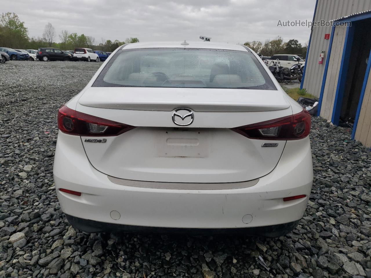 2015 Mazda 3 Touring White vin: JM1BM1V76F1222005