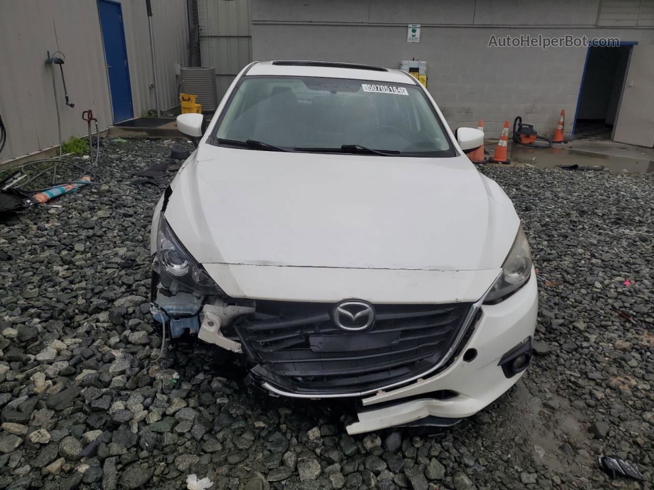 2015 Mazda 3 Touring Белый vin: JM1BM1V76F1222005