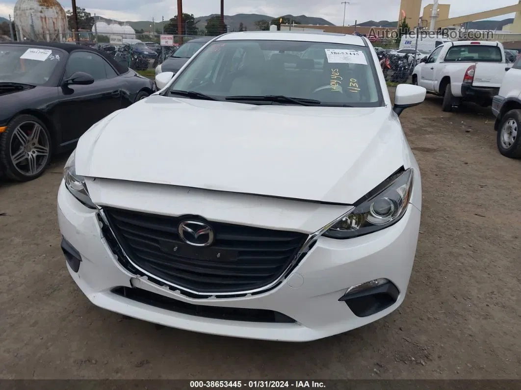 2014 Mazda Mazda3 I Touring White vin: JM1BM1V77E1150813