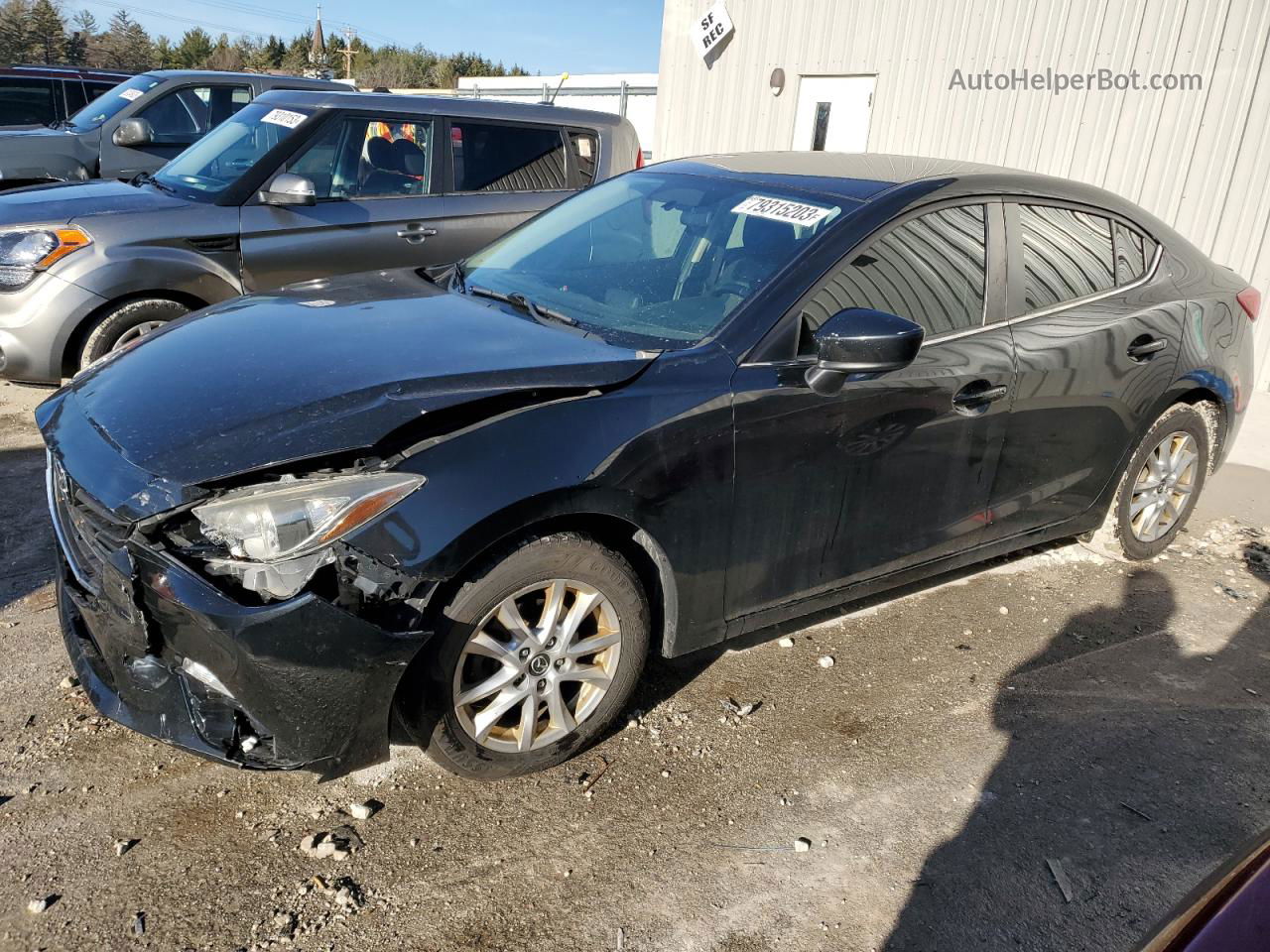 2014 Mazda 3 Touring Black vin: JM1BM1V78E1114273