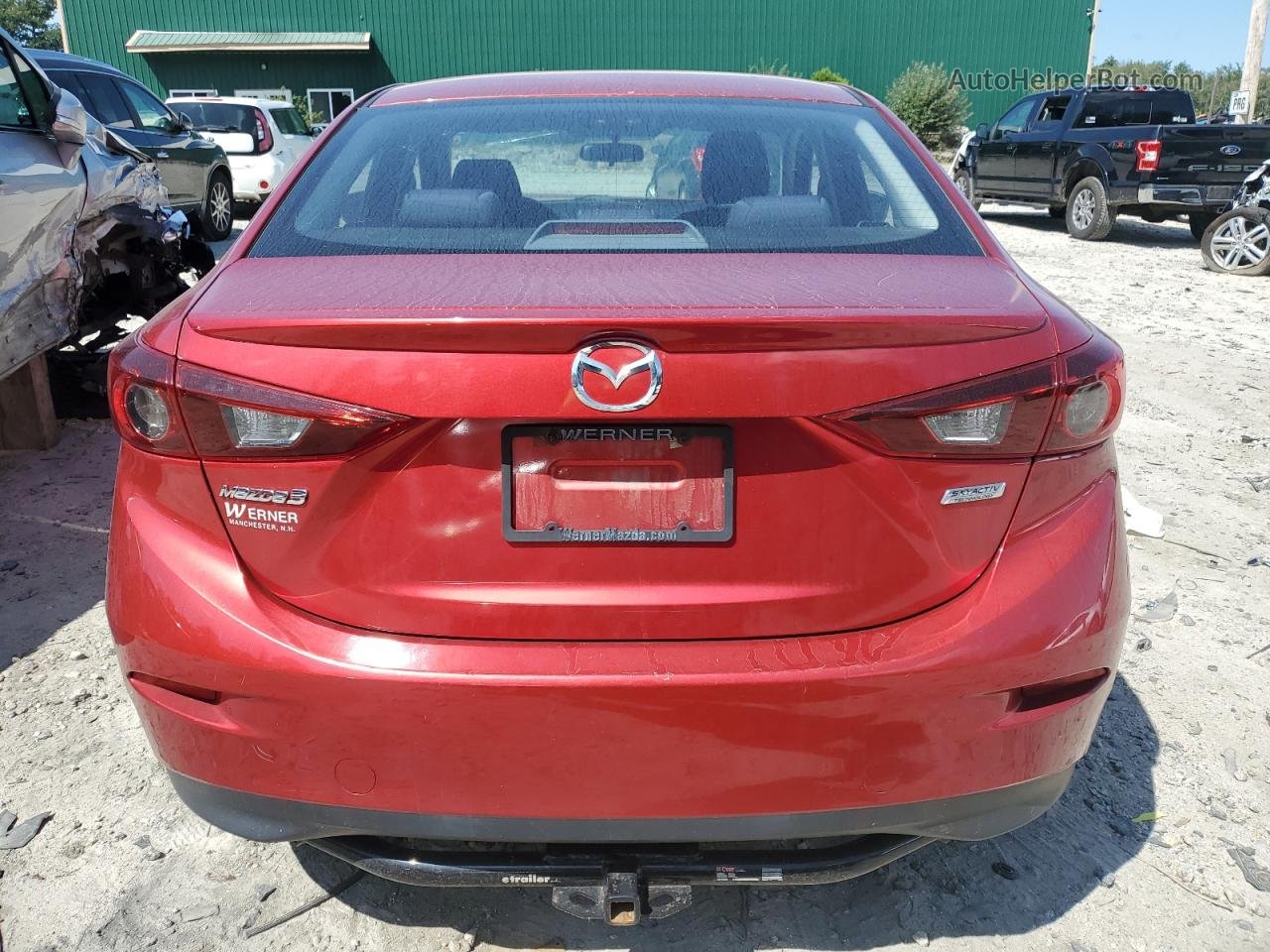 2014 Mazda 3 Touring Красный vin: JM1BM1V78E1123328