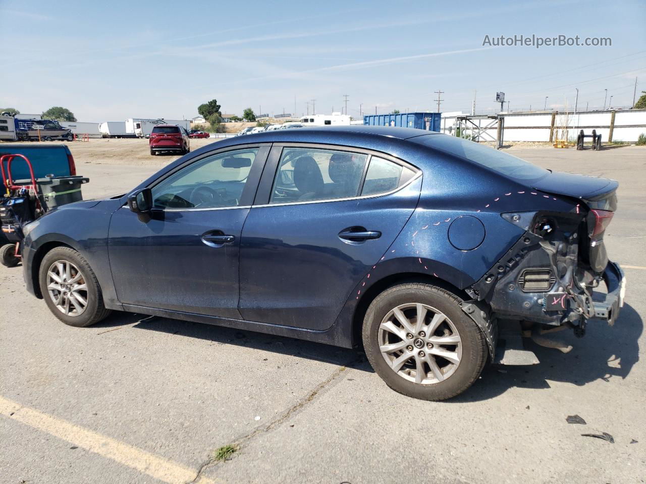 2014 Mazda 3 Touring Blue vin: JM1BM1V78E1128044