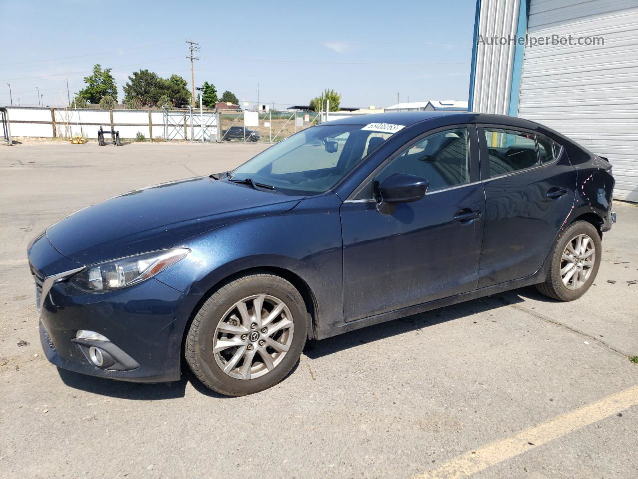 2014 Mazda 3 Touring Blue vin: JM1BM1V78E1128044