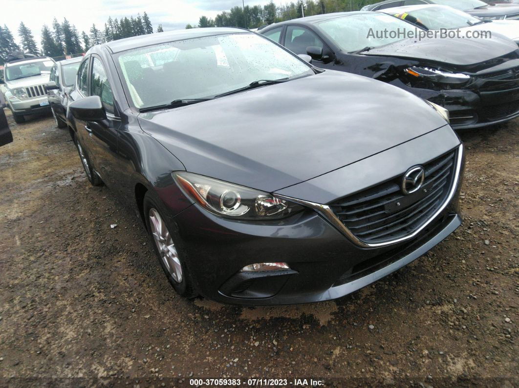 2014 Mazda Mazda3 I Touring Gray vin: JM1BM1V78E1179706