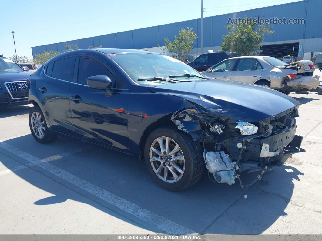 2014 Mazda Mazda3 I Touring Dark Blue vin: JM1BM1V79E1114766