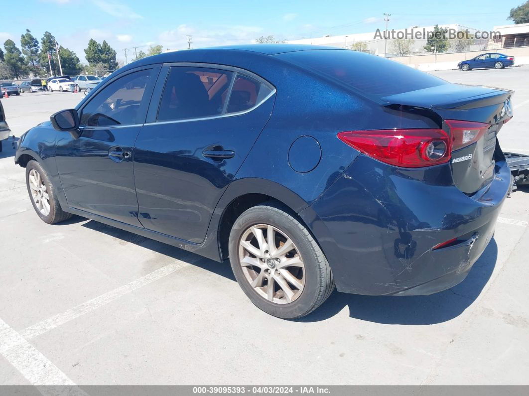 2014 Mazda Mazda3 I Touring Dark Blue vin: JM1BM1V79E1114766