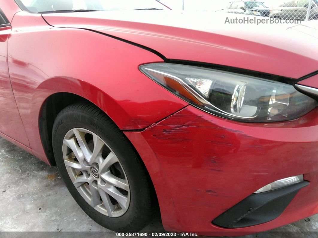 2014 Mazda Mazda3 I Touring Красный vin: JM1BM1V79E1127646