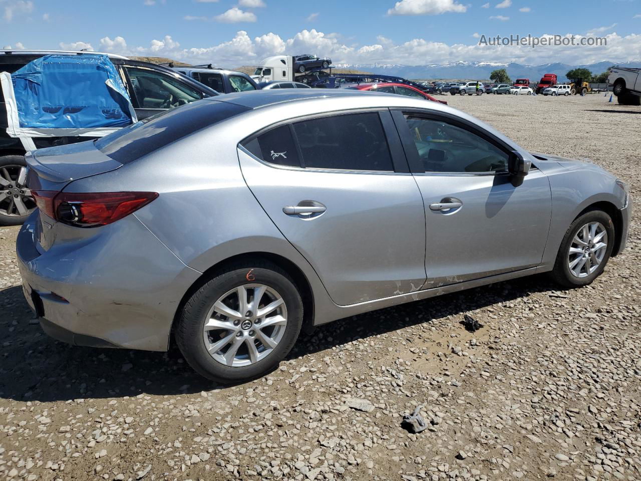 2014 Mazda 3 Touring Silver vin: JM1BM1V79E1207738