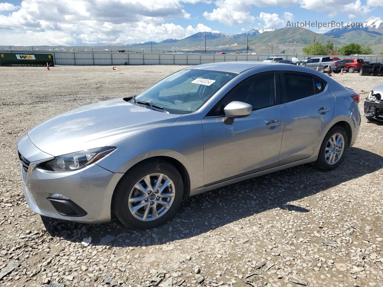 2014 Mazda 3 Touring Silver vin: JM1BM1V79E1207738