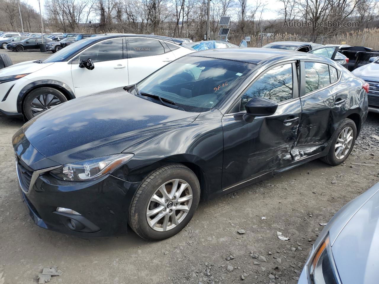 2015 Mazda 3 Touring Black vin: JM1BM1V79F1251806