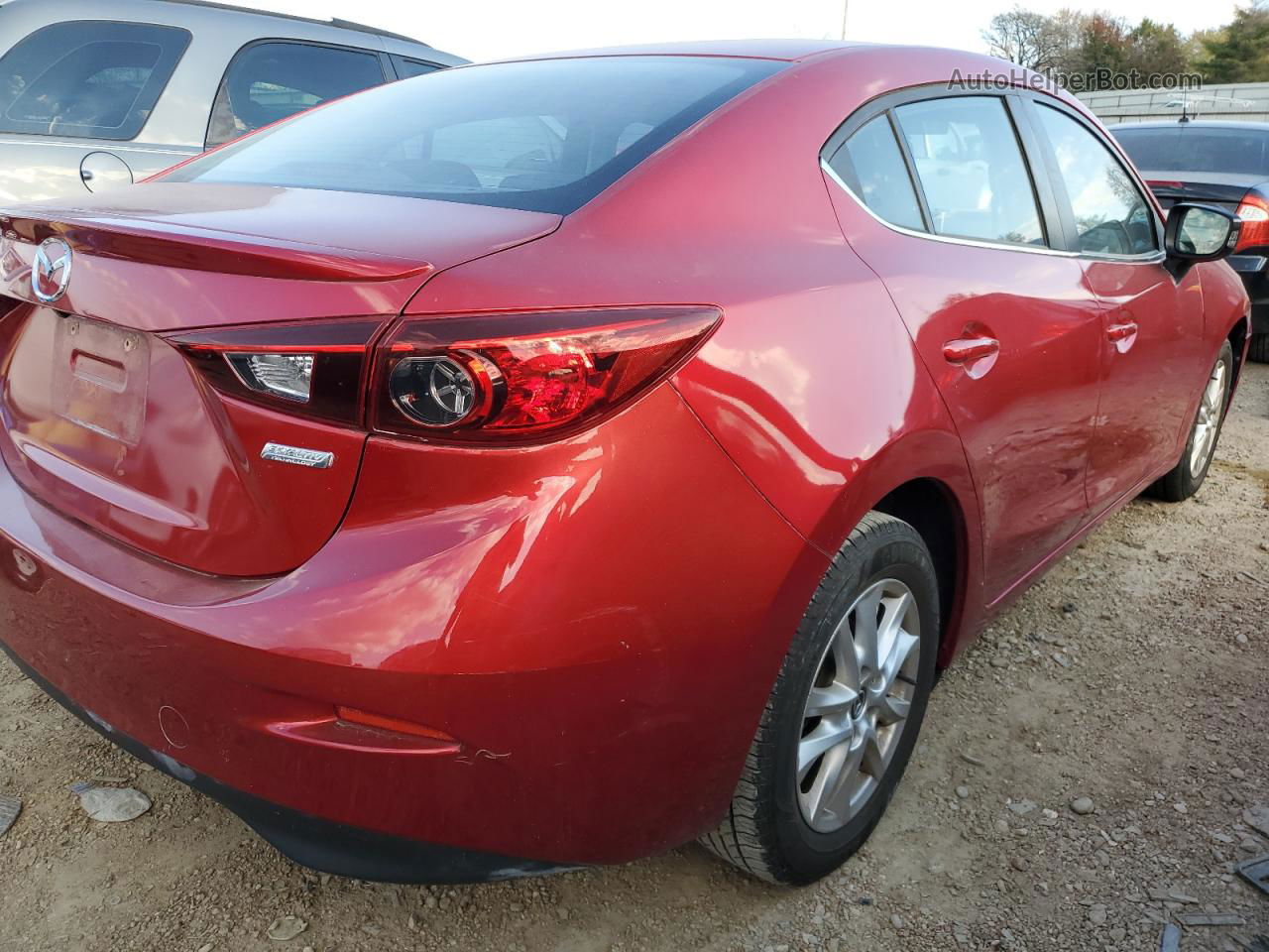 2015 Mazda 3 Touring Red vin: JM1BM1V79F1254561