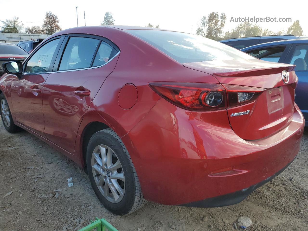 2015 Mazda 3 Touring Красный vin: JM1BM1V79F1254561