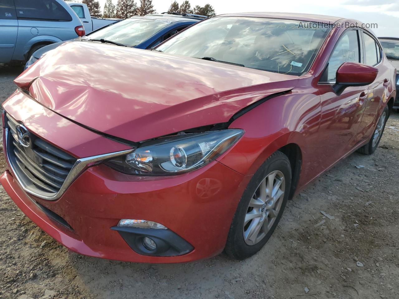 2015 Mazda 3 Touring Red vin: JM1BM1V79F1254561