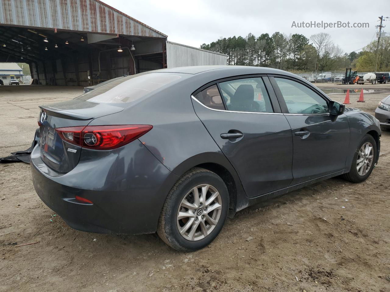 2015 Mazda 3 Touring Gray vin: JM1BM1V7XF1225876