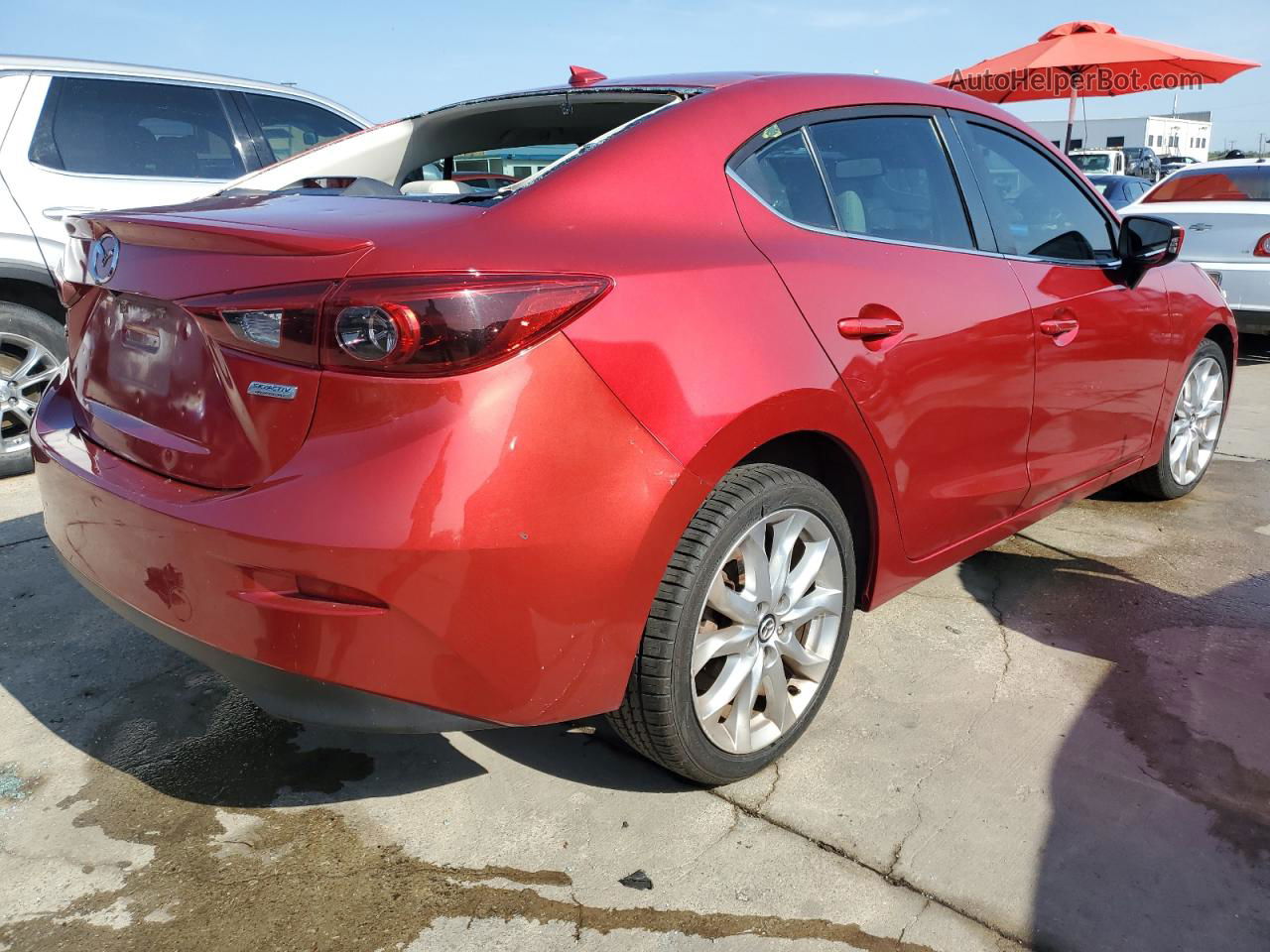 2014 Mazda 3 Grand Touring Red vin: JM1BM1W30E1168033