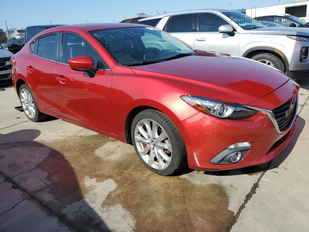 2014 Mazda 3 Grand Touring Red vin: JM1BM1W30E1168033